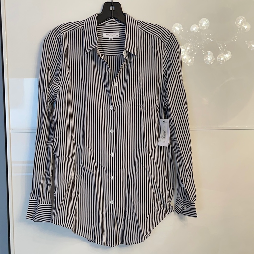COPY - Equipment striped top NWT